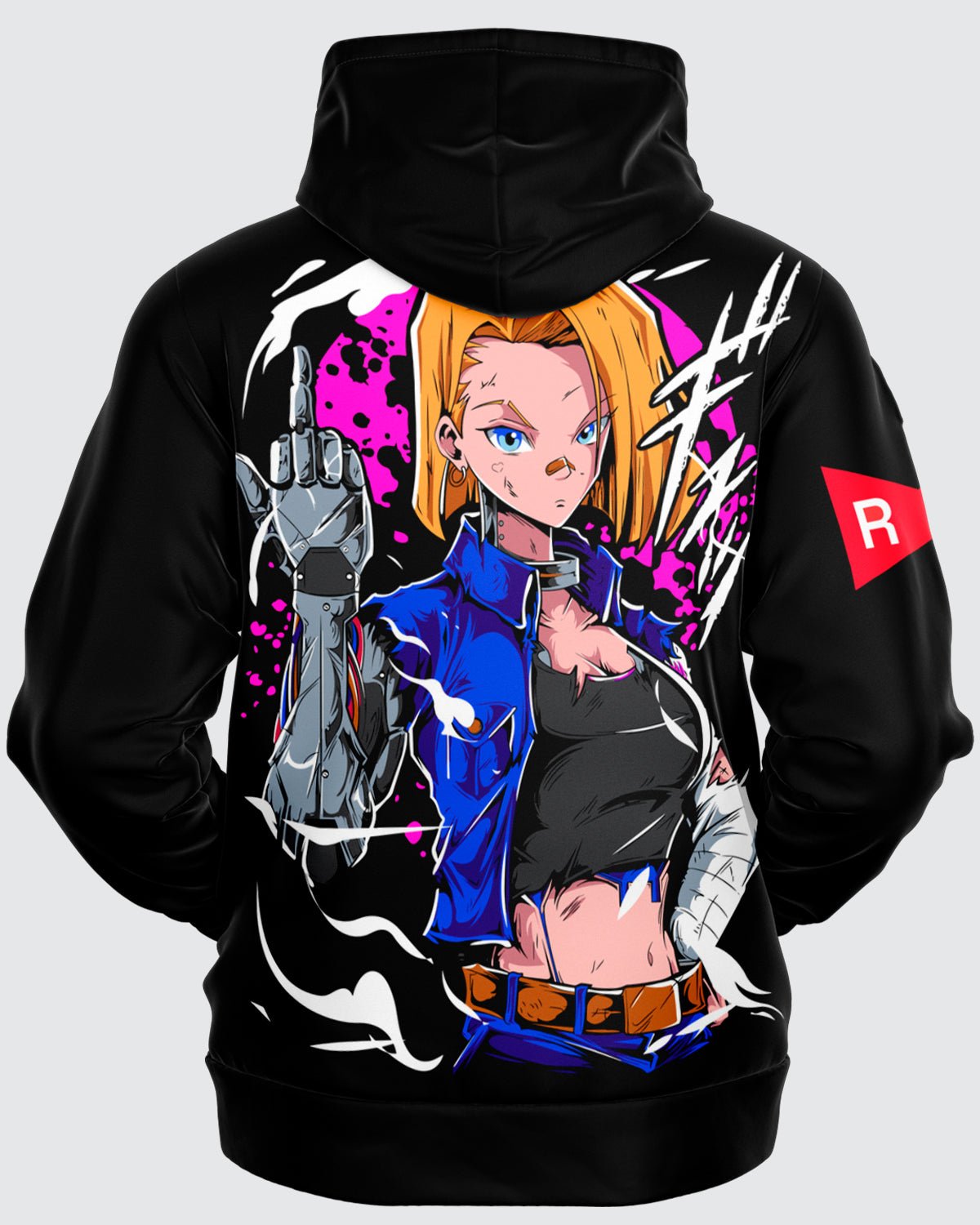 Android 18 Hoodie • Dragon Ball - Rabbit Comic