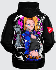 Android 18 Hoodie • Dragon Ball - Rabbit Comic