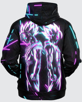 Goku and Vegeta Neon Hoodie • Dragon Ball - Rabbit Comic