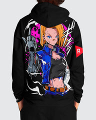 Android 18 Hoodie • Dragon Ball - Rabbit Comic