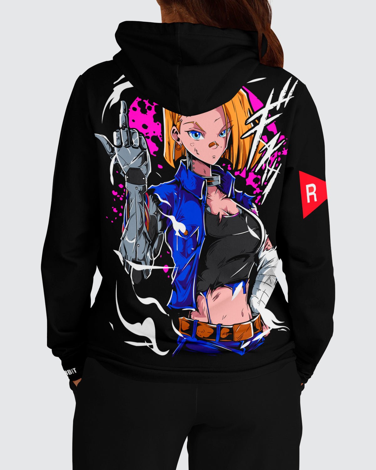 Android 18 Hoodie • Dragon Ball - Rabbit Comic