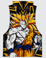 Goku SSJ3 Sleeveless Hoodie • Dragon Ball