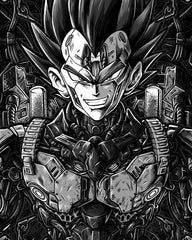 Vegeta Machine Sleeveless Hoodie • Dragon Ball