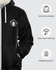 Ichigo Kurosaki Hollow Zip Hoodie • Bleach Anime - Rabbit Comic