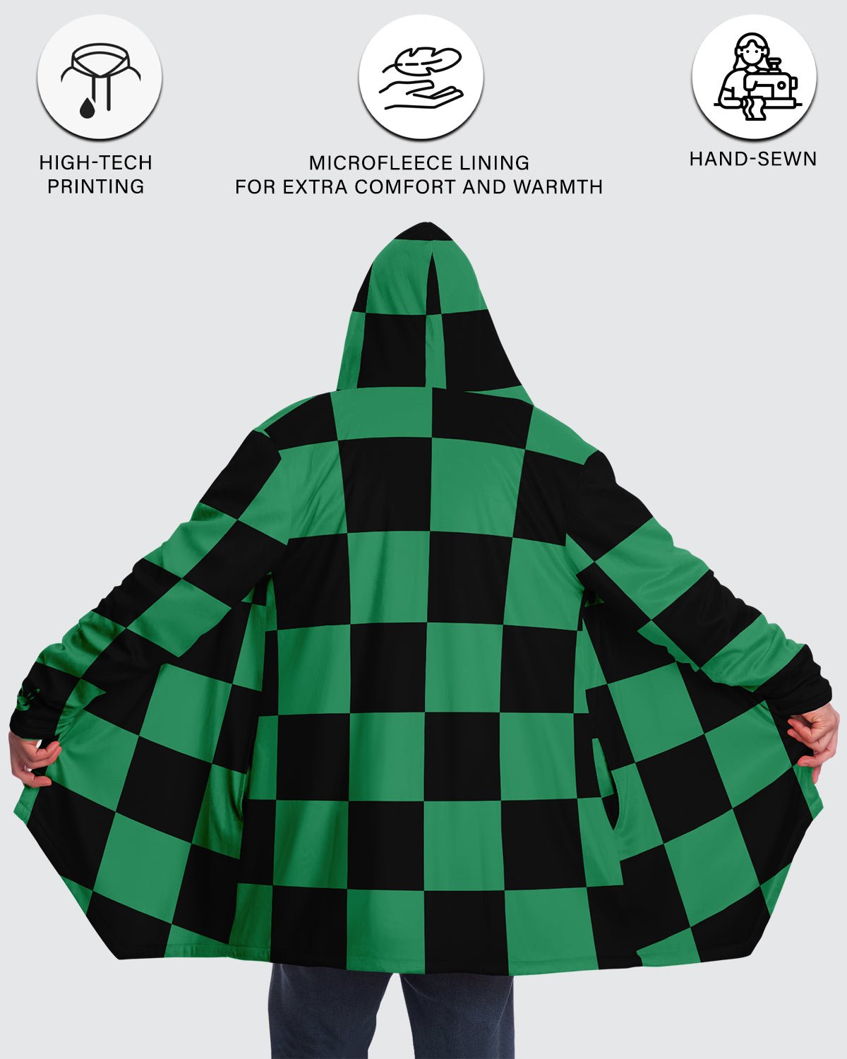 Tanjiro Kamado Cosplay Cloak • Demon Slayer