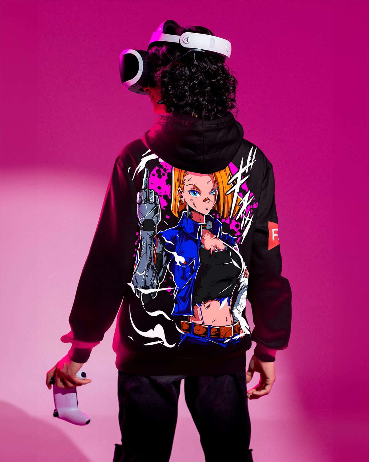 Android 18 Hoodie • Dragon Ball - Rabbit Comic