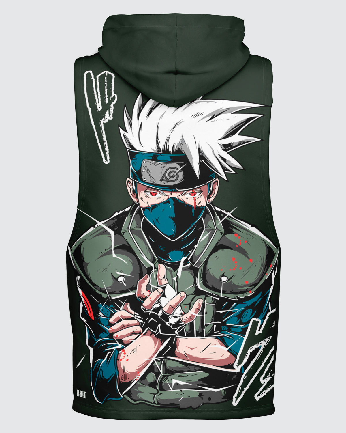 Kakashi Hatake Sleeveless Hoodie
