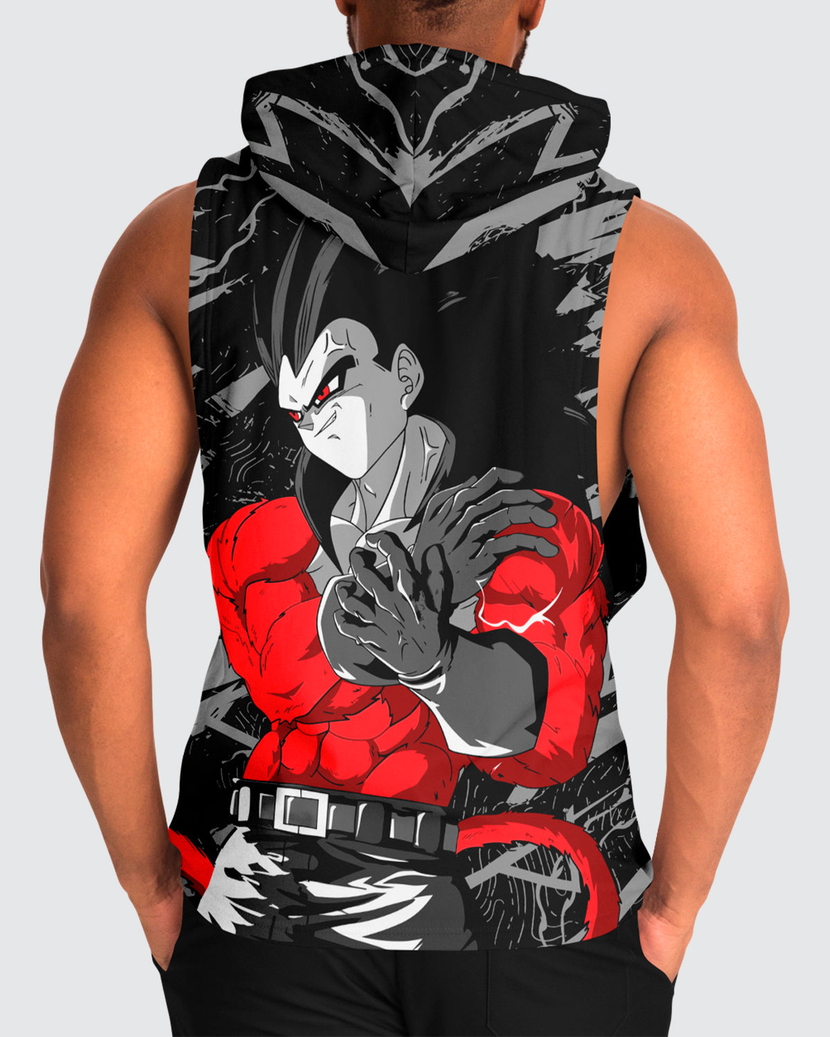 Vegeta SSJ4 Sleeveless Hoodie • Dragon Ball