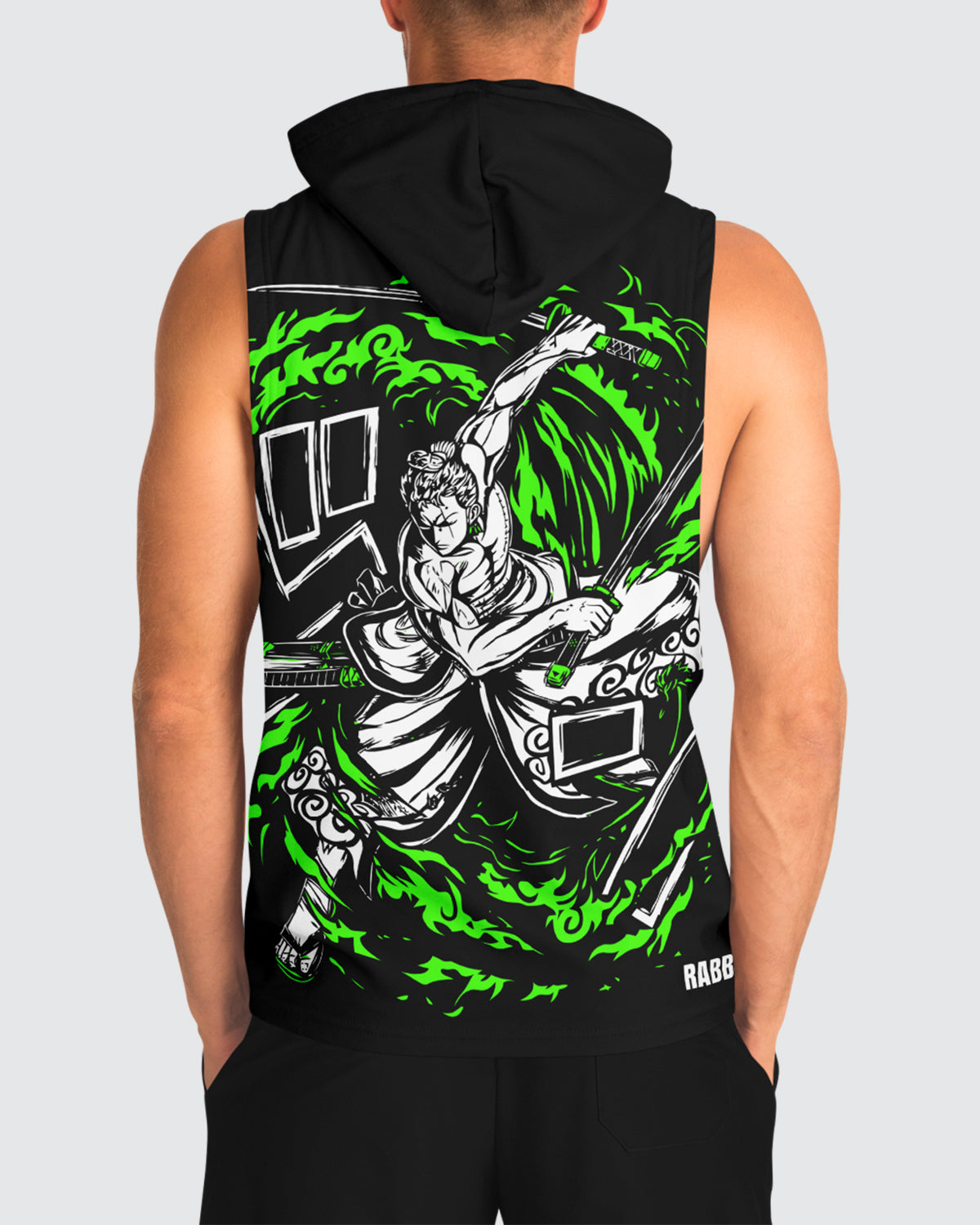 Roronoa Zoro Sleeveless Hoodie • One Piece