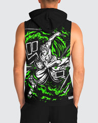 Roronoa Zoro Sleeveless Hoodie • One Piece