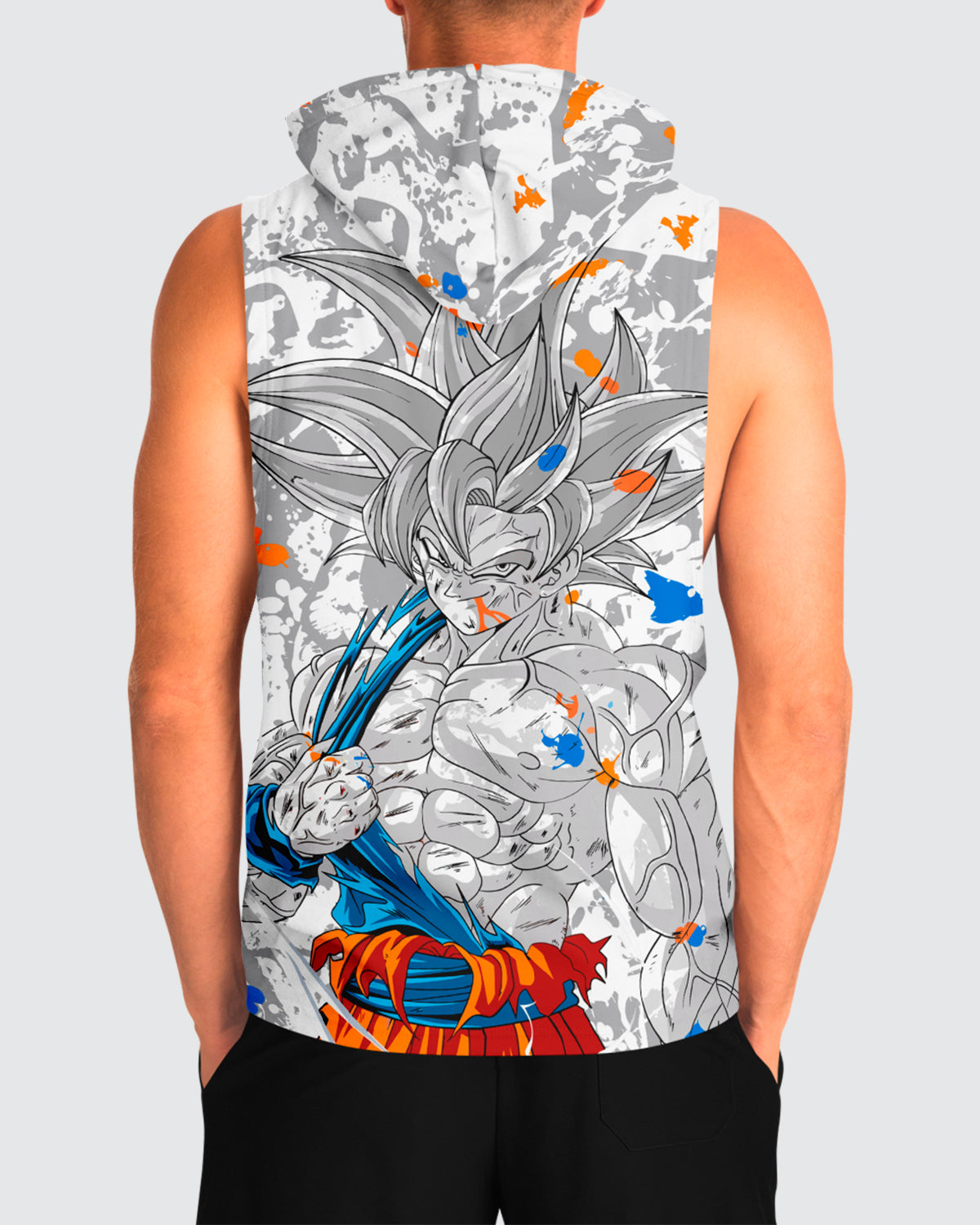 Goku Ultra Saiyan Sleeveless Hoodie • Dragon Ball