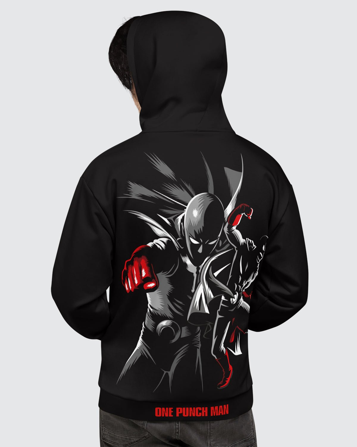 Saitama Punch Hoodie • One Punch Man