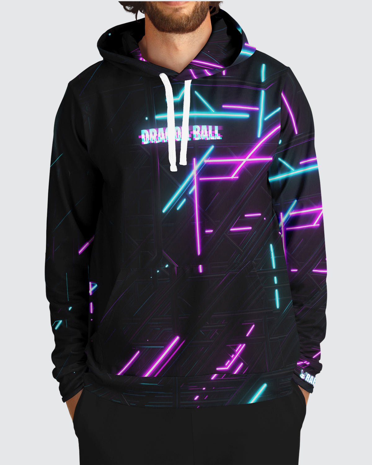 Goku and Vegeta Neon Hoodie • Dragon Ball - Rabbit Comic