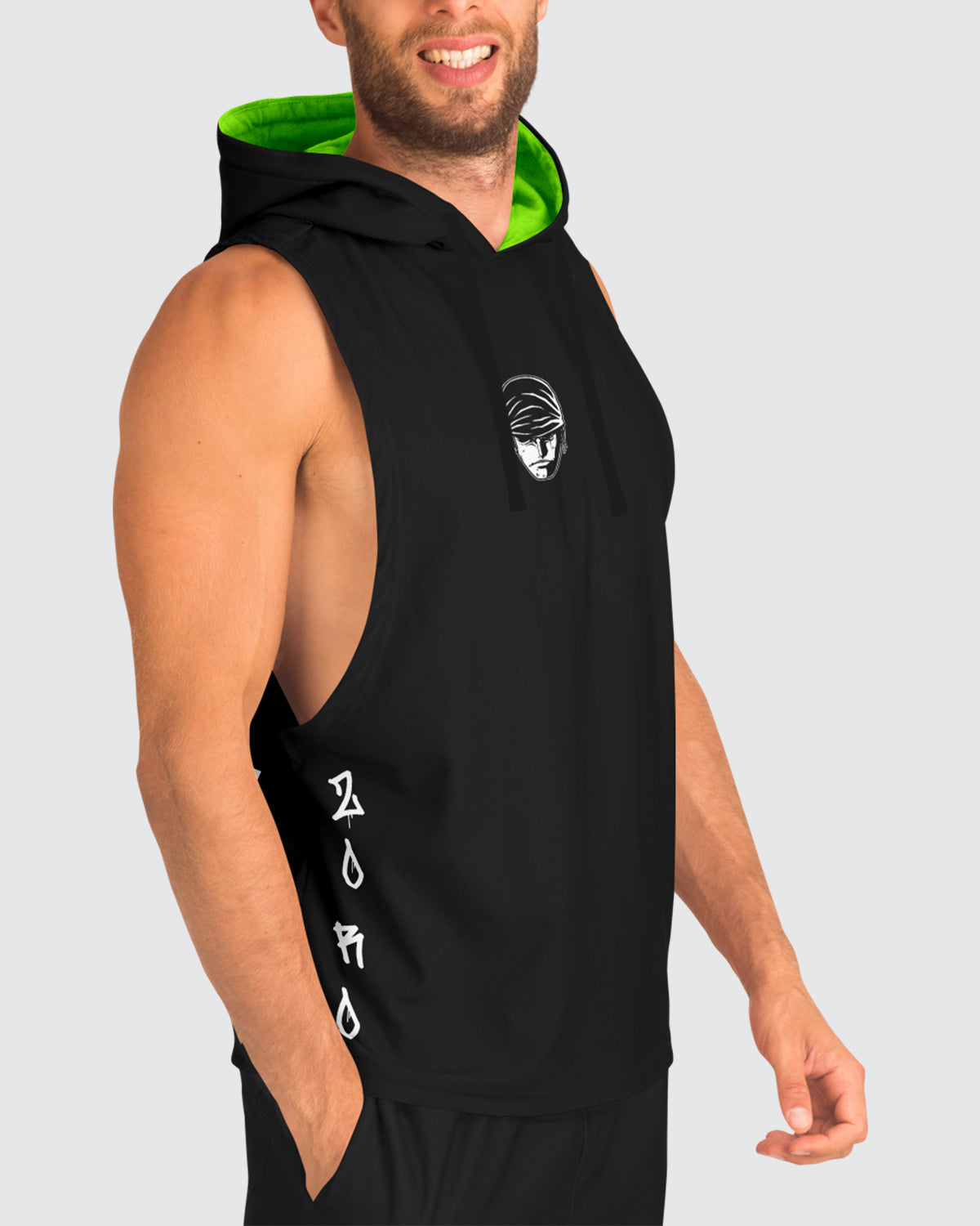 Roronoa Zoro Sleeveless Hoodie • One Piece