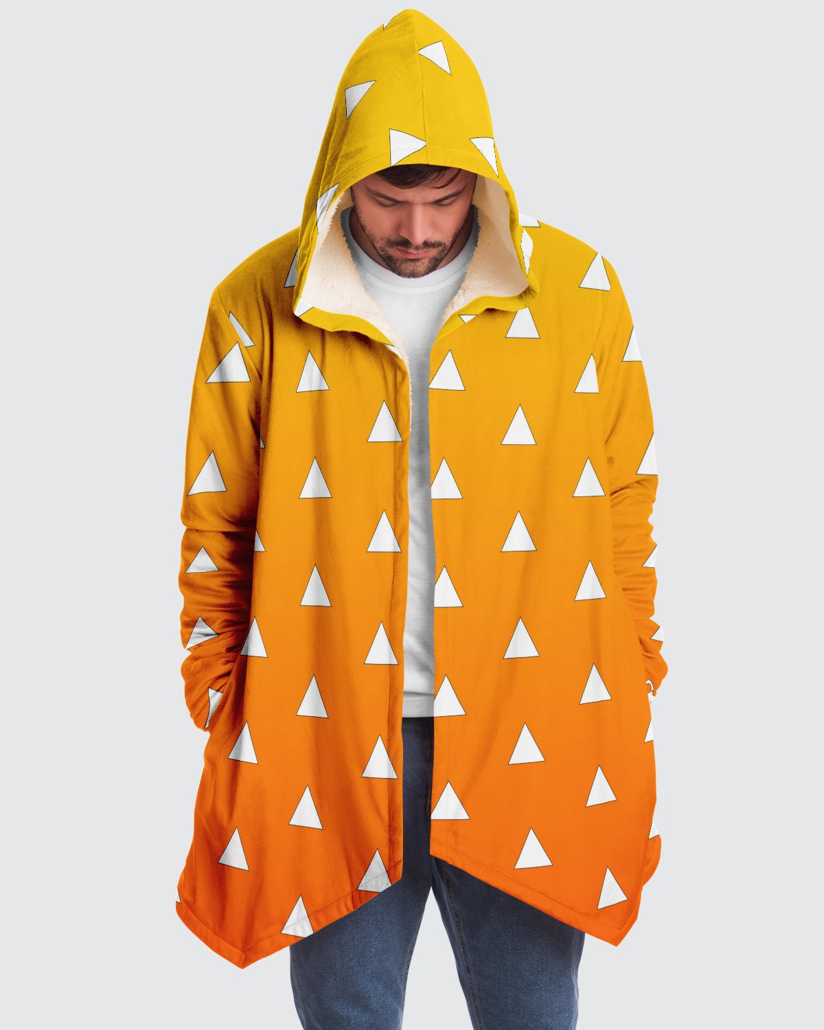 Zenitsu Agatsuma Cosplay Cloak • Demon Slayer