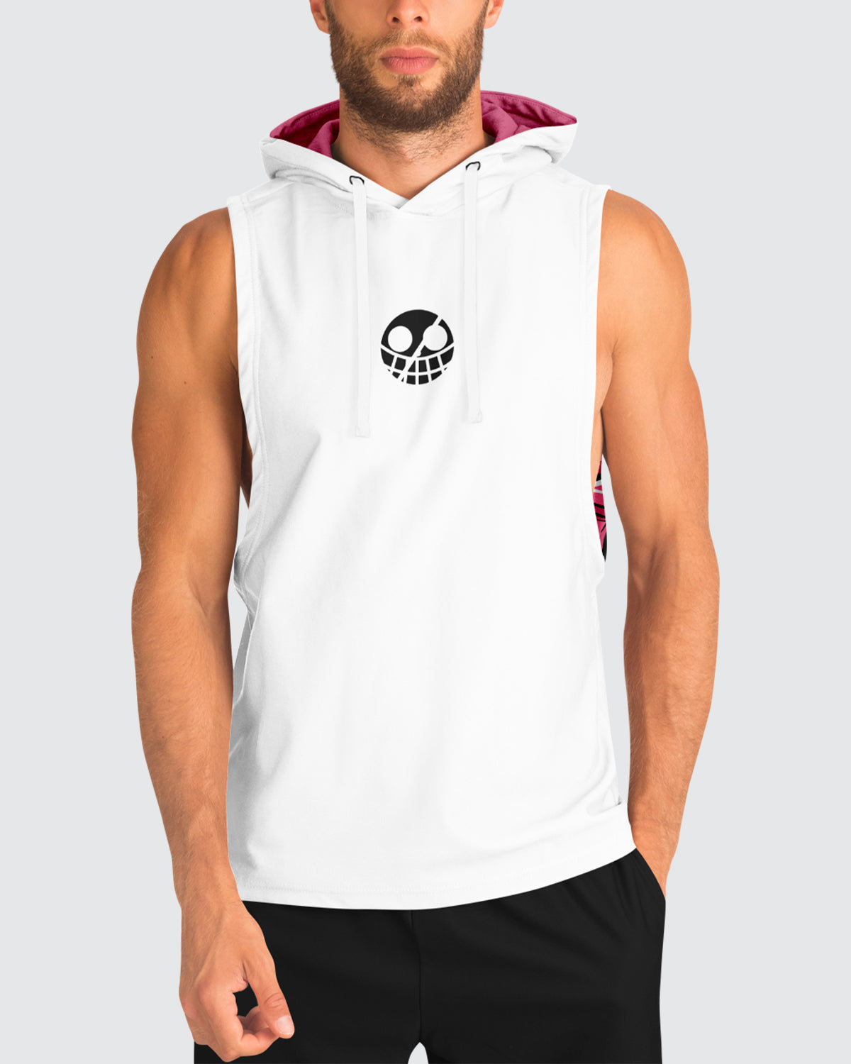 Doflamingo Joker Sleeveless Hoodie • One Piece