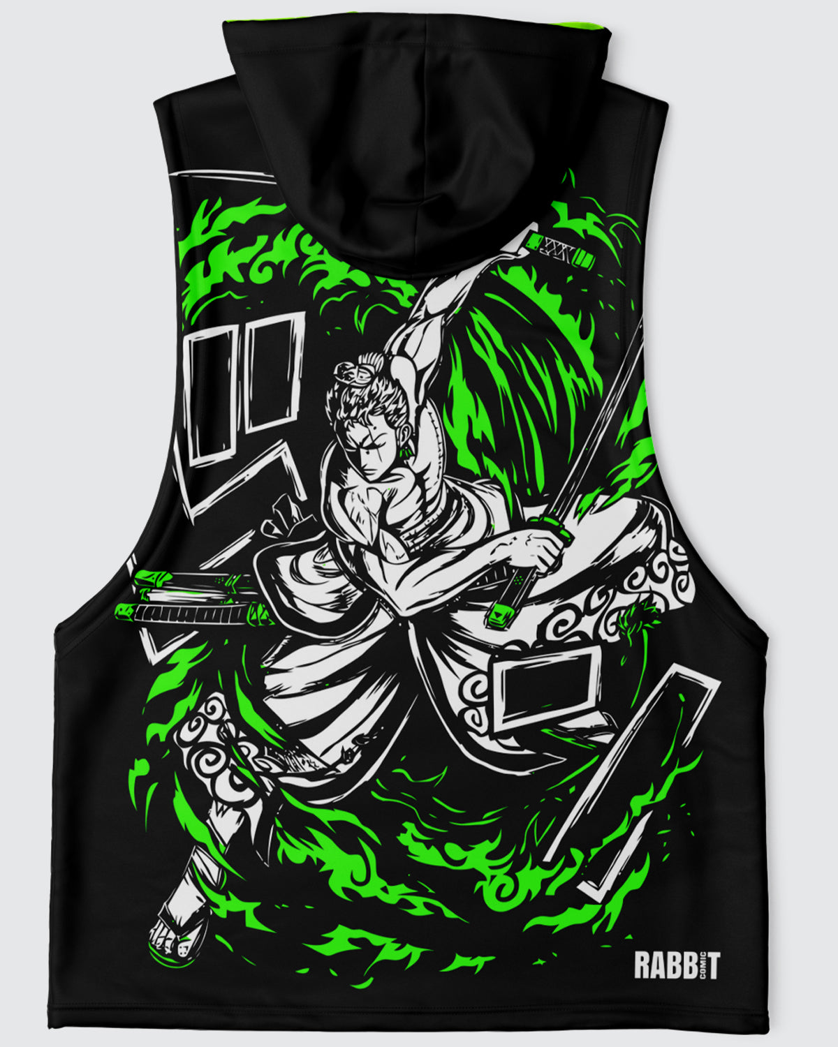 Roronoa Zoro Sleeveless Hoodie • One Piece