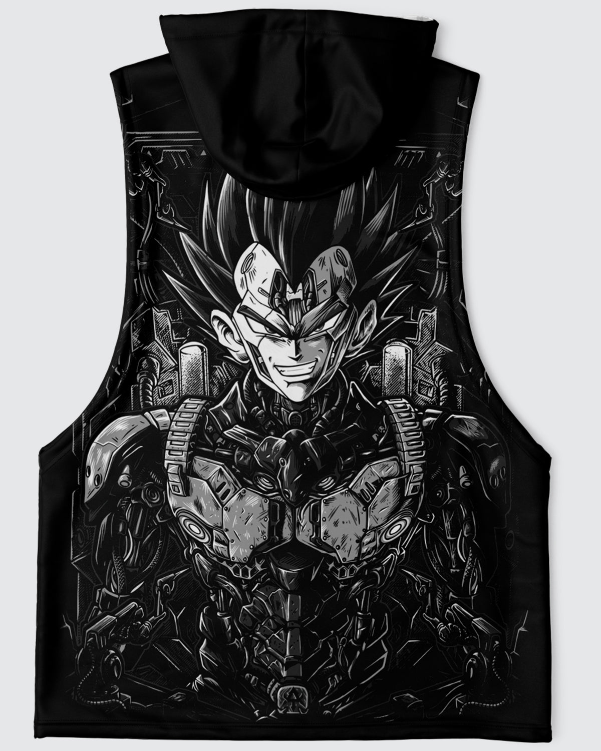 Vegeta Machine Sleeveless Hoodie • Dragon Ball