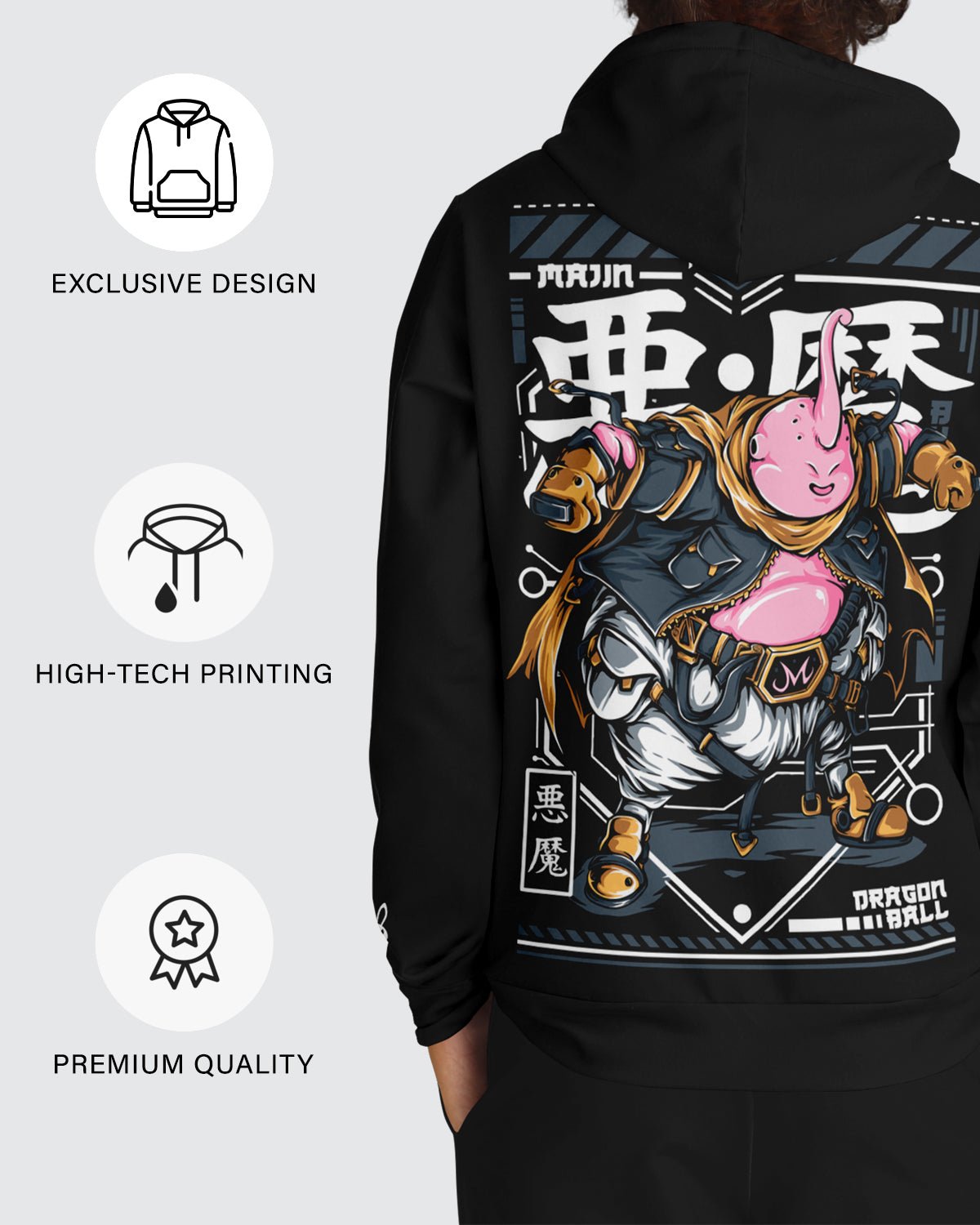 Majin Buu Hoodie • Dragon Ball