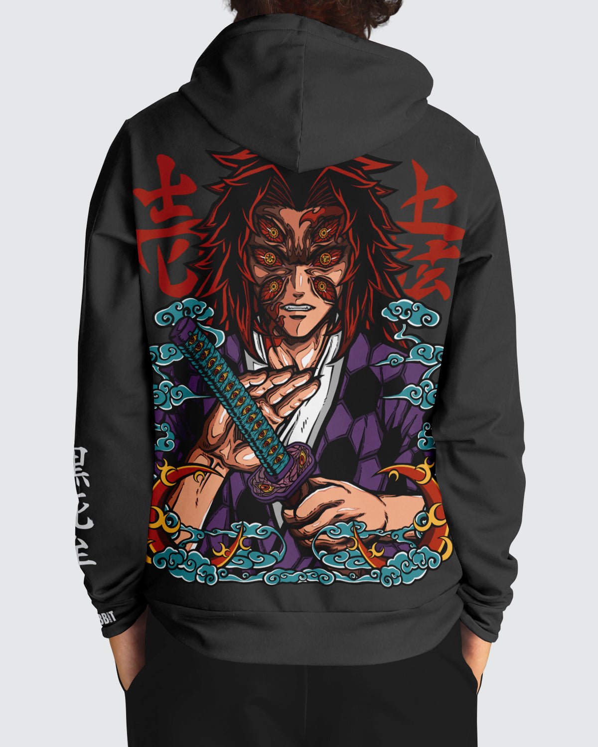 Kokushibo Hoodie • Demon Slayer - Rabbit Comic