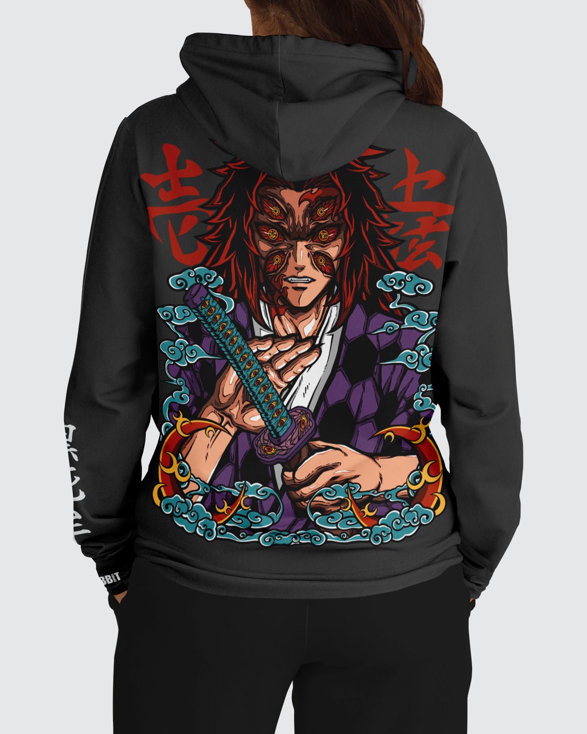 Kokushibo Hoodie • Demon Slayer - Rabbit Comic