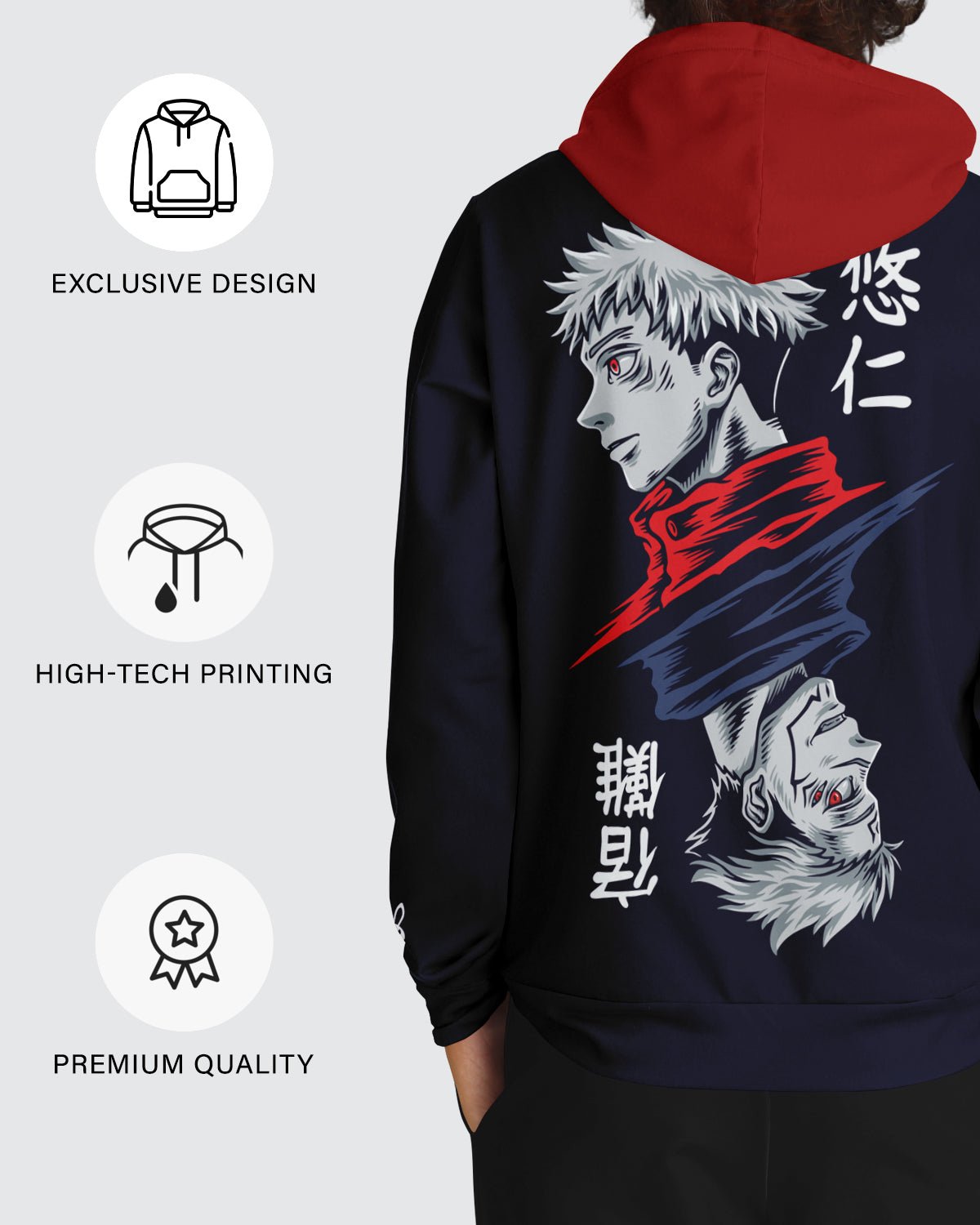 Yuji Sukuna Hoodie • Jujutsu Kaisen - Rabbit Comic