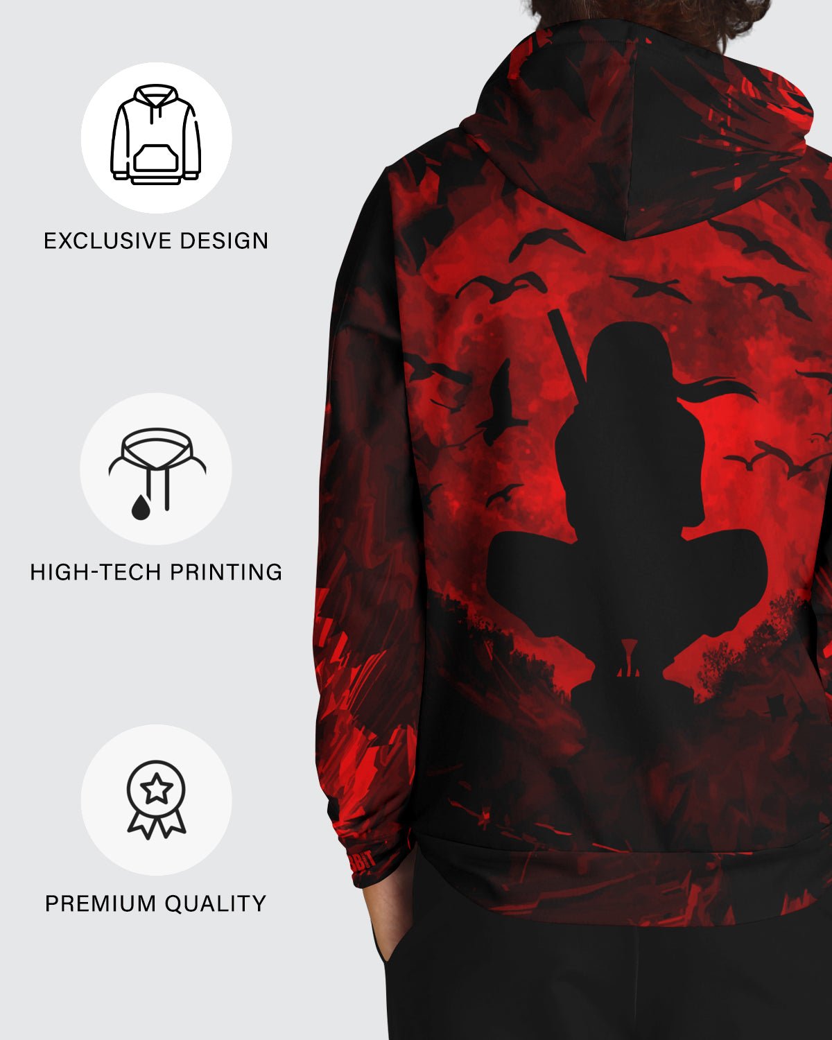 Itachi Uchiha Hoodie • Naruto - Rabbit Comic
