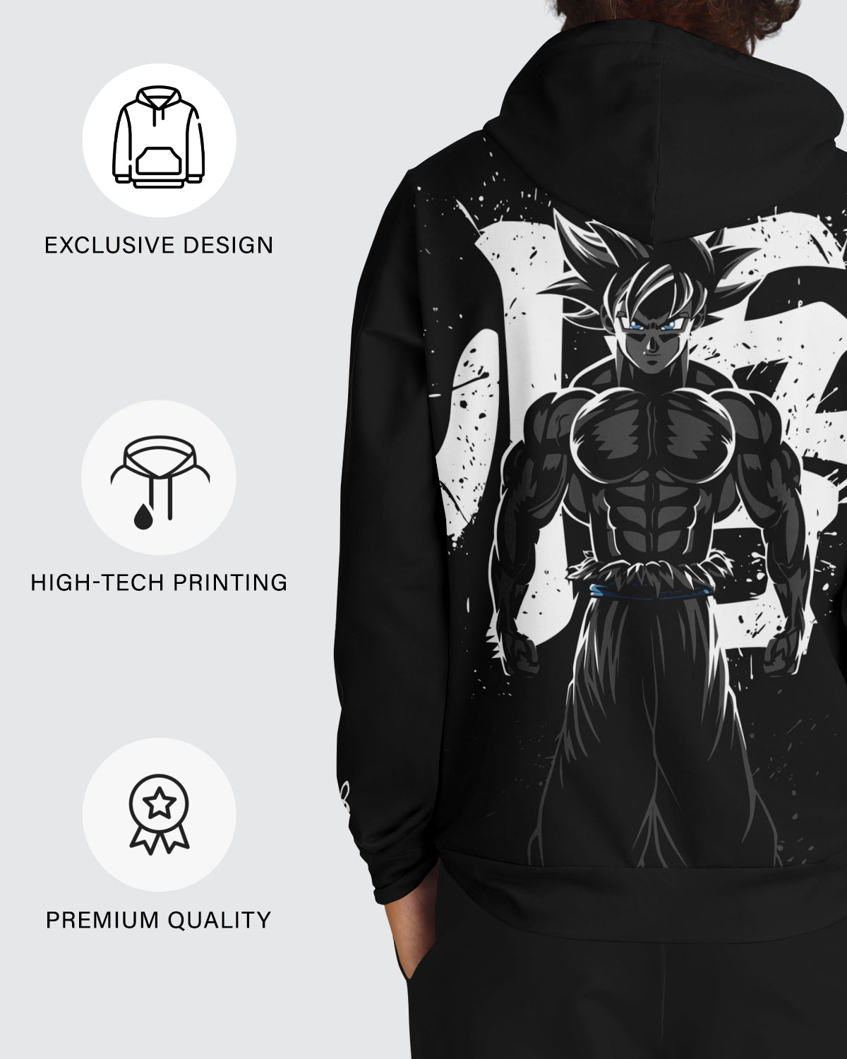 Goku Ultra Instinct Hoodie • Dragon Ball - Rabbit Comic